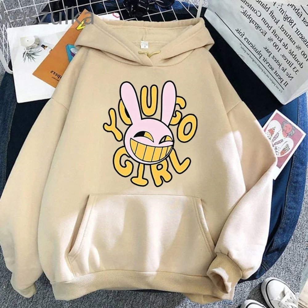 Unisex The Amazing Digital Circus Jax Hoodie Long Sleeve Casual Sweatshirt